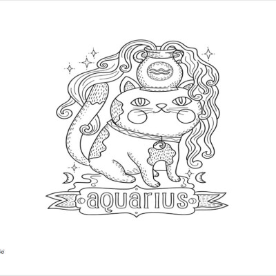 Sách tô màu Bí mật 12 cung Hoàng Đạo