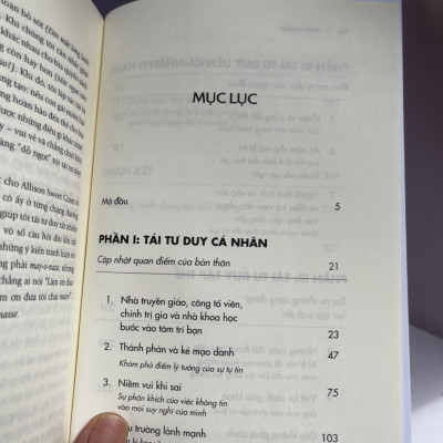 THINK AGAIN - DÁM NGHĨ LẠI - Adam Grant - Nguyễn Đức Nhật dịch – FIRST NEWS - NXB Dân Trí