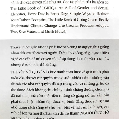 The Little Book Of Feminism - Thuyết Nữ Quyền - Harriet Dyer - (bìa mềm)
