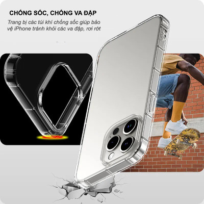Ốp lưng trong suốt chống sốc cho iPhone 13 6.1 inch hiệu Likgus Thom Browne (bảo vệ toàn diện, chất liệu cao cấp, thiết kế thời trang) - hàng nhập khẩu