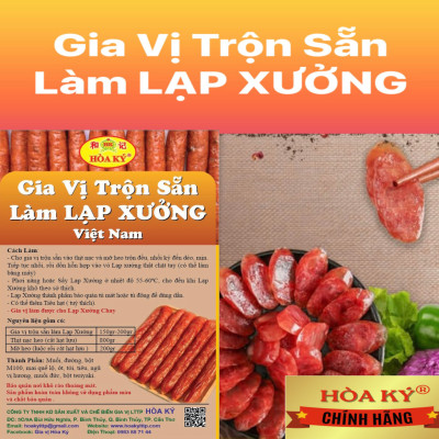 Gia vị trộn sẵn làm lạp xưởng hương vị tuyệt hảo