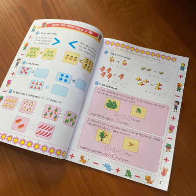 Combo 3 Quyển Bé Học Toán Cộng Trừ Trong Phạm Vi 10 đến 100 - Tặng kèm bút chì xinh xắn