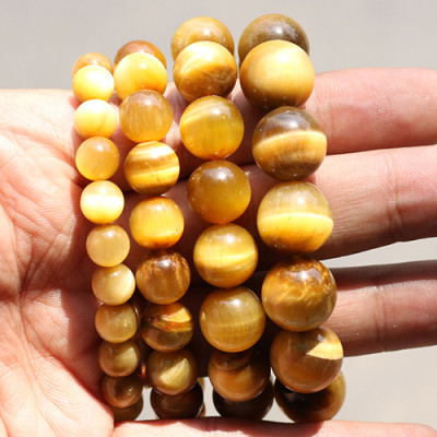 Vòng Thạch Anh Mắt Hổ Vàng Vip Ngọc Quý Gemstones