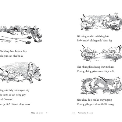 Sách - Tác Phẩm Chọn Lọc - Văn Học Đức - Mập Và Mực - Chuyện Hai Thằng Oái Oăm Cùng Bảy Trò Chơi Khăm