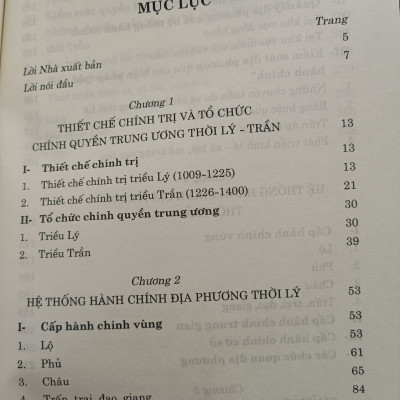 Cơ cấu hành chính và tổ chức quản lý địa phương thời Lý - Trần (Thế kỷ XI - XIV)
