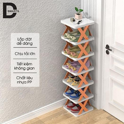 Kệ Để Giày Dép Chữ X Đa Năng 5 Tầng Hiện Đại