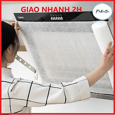 Cuộn giấy lót cho máy hút bụi nhà bếp, có nam châm, và cắt theo kích thước tùy ý, dễ dàng thay thế - PaKaSa - Hàng chính hãng