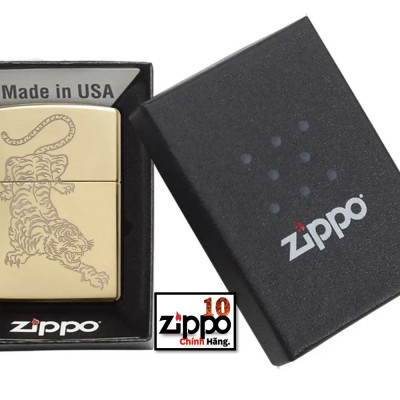 Bật lửa ZIPPO 29884 Tiger Design - Chính hãng 100%