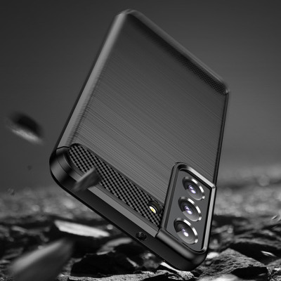 Ốp lưng chống sốc Vân Sợi Carbon cho Samsung Galaxy S22 - Hàng nhập khẩu