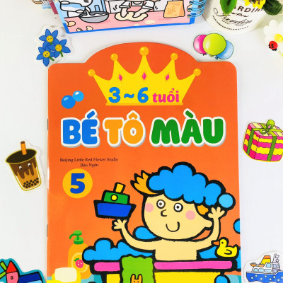 Sách - Combo 8 cuốn Bé Tô Màu (3-6 tuổi) - ndbooks