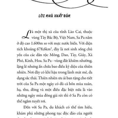 SaPa giữa trời mây trắng (bản in 2024)