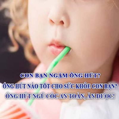 Ống mút gạo hút nước cam, cafe Vinastraws