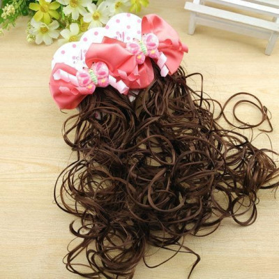 Kẹp Tóc Xoăn Giả Cho Bé Đáng Yêu