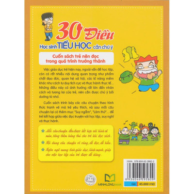 Sách: 30 Điều Học Sinh Tiêu Học Cần Chú Ý