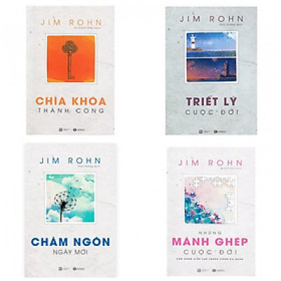 Combo 4 cuốn Chìa Khóa Thành Công + Châm Ngôn Ngày Mới + Triết Lý Cuộc Đời + Những Mảnh Ghép Cuộc Đời
