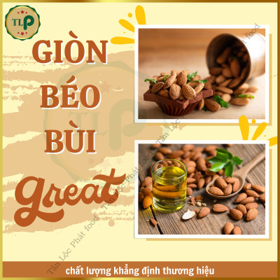  HẠT HẠNH NHÂN CAO CẤP TÂN LỘC PHÁT - HŨ 250G