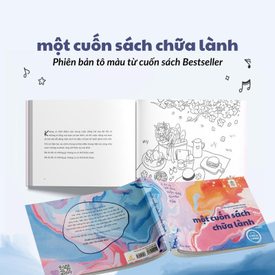 Một Cuốn Sách Chữa Lành (Phiên Bản Tô Màu Chữa Lành) - Bản Quyền