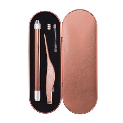 Bộ Nhíp Ráy Tai Chuyên Dụng Có Đèn Led Và Hộp Đưng Inox