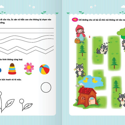 Sách - Trò chơi Toán Học 1 - Rèn luyện Tư Duy (3 - 6 tuổi)