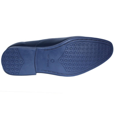 Giày tây nam Huy Hoàng cột dây màu xanh đậm HT7505