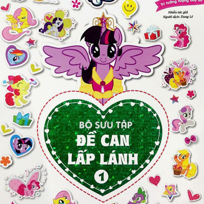 Combo 2 Cuốn My Little Pony - Bộ Sưu Tập Đề Can Lấp Lánh