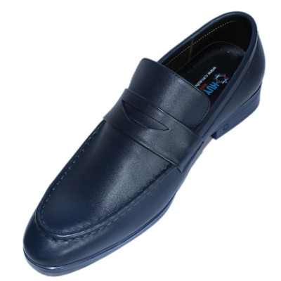 HC7511- Giày tây nam Huy Hoàng màu xanh đậm