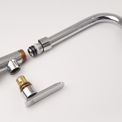 Vòi rửa chén lạnh Eurolife EL-T015 (Trắng bạc)