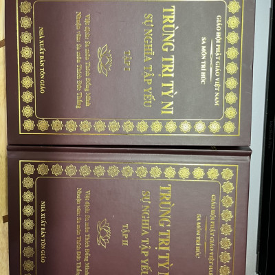 Trùng Trị Tỳ Ni - Sự Nghĩa Tập Yếu (Trọn Bộ 2 Tập)