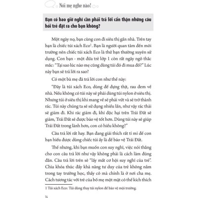 Sách: Nói Mẹ Nghe Nào - Trò Chuyện Như Mẹ Nhật Giúp Con Phát Triển Tư Duy