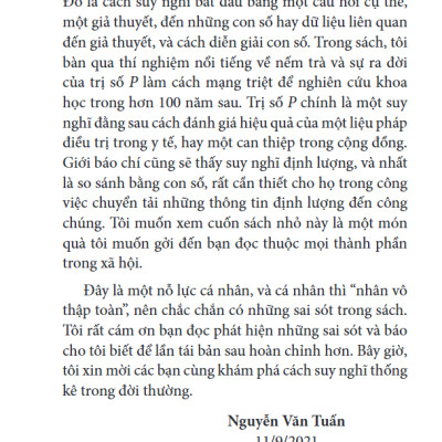 Sách - Suy Nghĩ Thống Kê Trong Đời Thường
