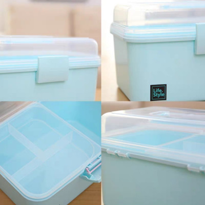 Tủ Đựng Thuốc / Hộp đựng thuốc gia đình có quai xách - Hộp đựng đồ Mỹ Phẩm Đi Làm Móng Làm Nails