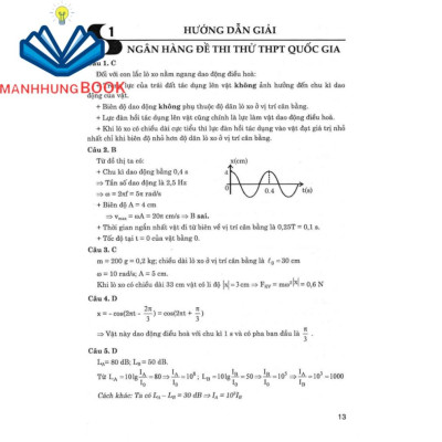 Sách - Ngân Hàng Đề Thi Thử THPT Quốc Gia Môn Vật Lí