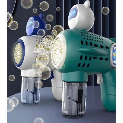 Đồ Chơi Bắn Bong Bóng Phi Hành Gia 15 Nòng Kèm Lọ Xà Phòng