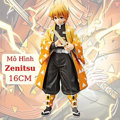 Mô Hình Zenitsu 16cm Cao Cấp Mô hình Thanh Gươm Diệt Quỷ Cao Cấp, Figure Anmie Kimetsu no Yaiba