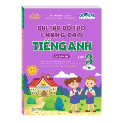 ` Sách - Combo Bài tập bổ trợ và nâng cao tiếng anh lớp 3 - tập 1 + 2 (có đáp án) - GLOBAL SUCCESS