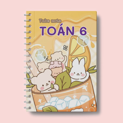 Sách Takenote lớp 6: Toán + Văn Cánh Diều + Tiếng Anh 3-12 khổ A5 (Phiên Bản Mới Nhất)