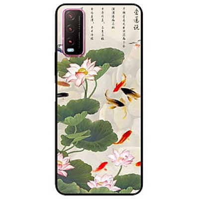 Ốp lưng dành cho Vivo Y20 - Y20s - Y12s mẫu Tranh Cá Koi