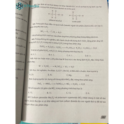 Sách Nâng cao và phát triển Hóa học 10
