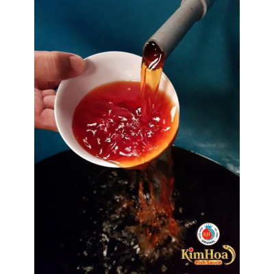 Nước Mắm Cốt Kim Hoa Phú Quốc 40 độ đạm Hộp 180ml - Hộp 6 chai - mỗi chai 180ml