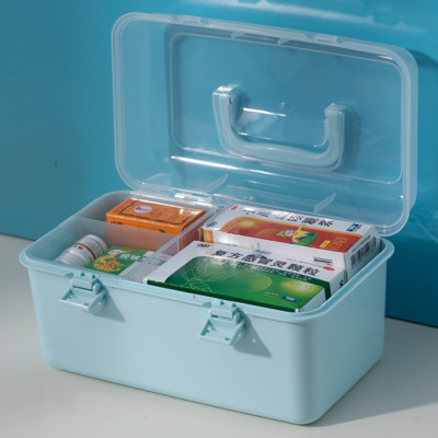 Hộp Đựng Thuốc Gia Đình, Tủ Thuốc Và Dụng Cụ Y Tế Mẫu Mới Tiện Lợi/ 2 khóa