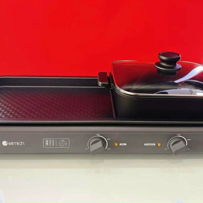 Vỉ Nướng Điện Elmich EGE-3641OL(1800W) - Hàng Chính Hãng