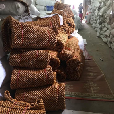 Chiếu Hạt Gỗ Trắc Bóng kích thước 2,2mx2m - Chiếu gỗ Mian ( video , hình thật )