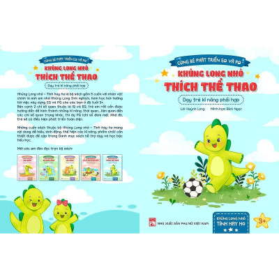 Sách - Cùng Bé Phát Triển EG Và PG - Khủng Long Nhỏ Thích Thể Thao - NXB Phụ Nữ