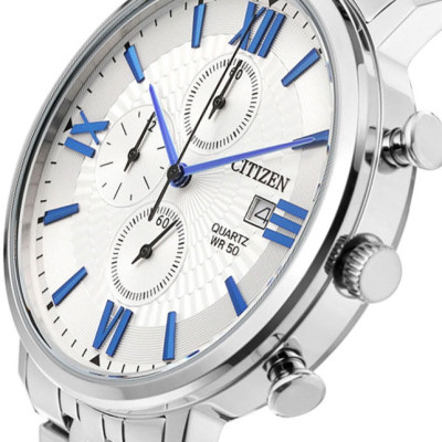 Đồng Hồ Nam Citizen Dây Thép Không Gỉ AN3610-71A - Mặt Trắng