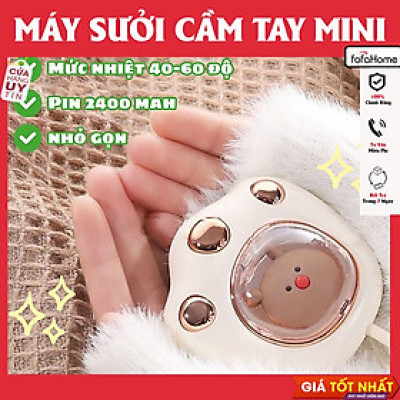Máy Sưởi Mini Cầm Tay Máy Sưởi Cầm Tay Đa Chức Năng Thông Minh Nhỏ Gọn Bỏ Túi Hình Tay Mèo Giao Màu Ngẫu Nhiên