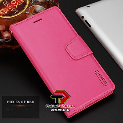 Bao da dạng ví cho Xiaomi Redmi 9C hiệu Hanman có ngăn đựng thẻ và tiền tiện dụng - Hàng chính hãng