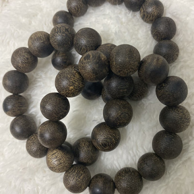 Vòng tay trầm hương dành cho nam vân gỗ đẹp cao cấp-  Tâm An Nhiên