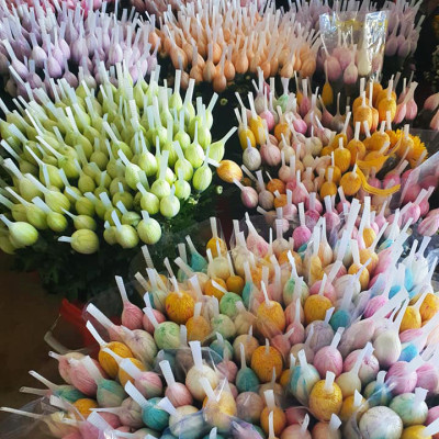 Nước Màu Nhuộm Hoa Tươi Màu Cam Israel (Chai 1 Lít) Color Sodium For Fresh Flowers