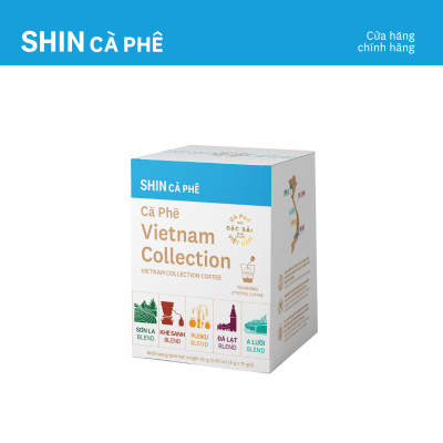 Cà phê VN Collection - SHIN Cà Phê - Túi Nhúng - Hộp 10 gói