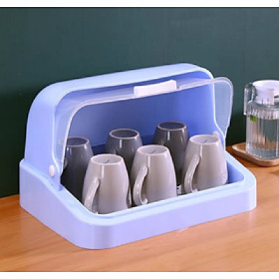 Khay úp ly, úp cốc có nắp ( giao màu ngẫu nhiên)